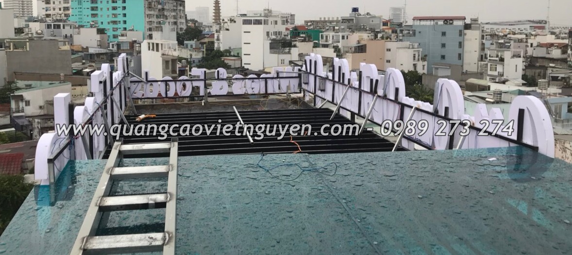 bảng hiệu chữ nổi